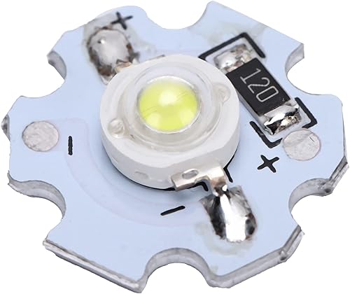 Miniatura 7 de Chip LED de 25 piezas, chip de fuente de luz de 0.5 W 5 V con placa de aluminio, bombilla LED de alta potencia para bombilla de maíz luz de