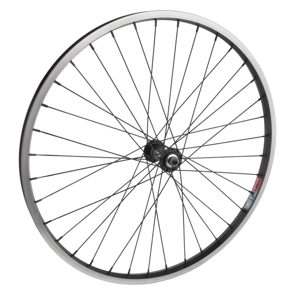 Wheel Master Front Bicycle Wheel 24 x 1.5-1.95 36H, Alloy, Quick Release, Black Spokes