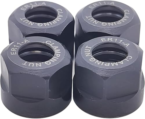 Miniatura 5 de 4pcs ER11-A Collet Sujeción Tuercas Agujeros para CNC Fresado Chuck Holder Torno