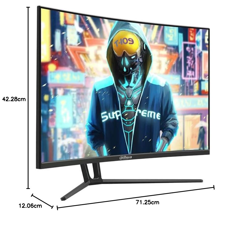 Dahua 32 inch Curved Gaming Monitor - Full HD 1920x1080, 165Hz