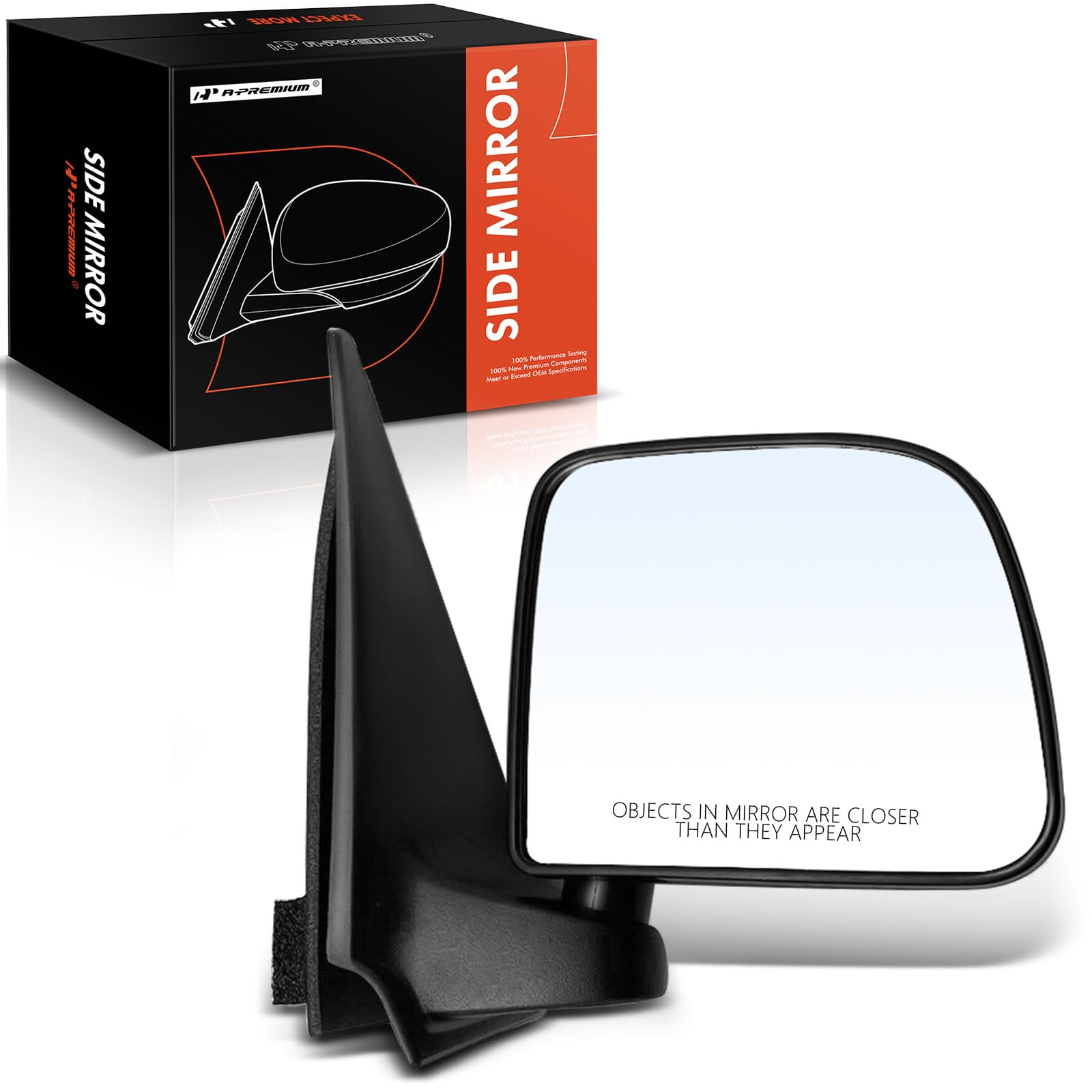 Amazon.com: A-Premium Passenger Side Manual Door Mirror Compatible