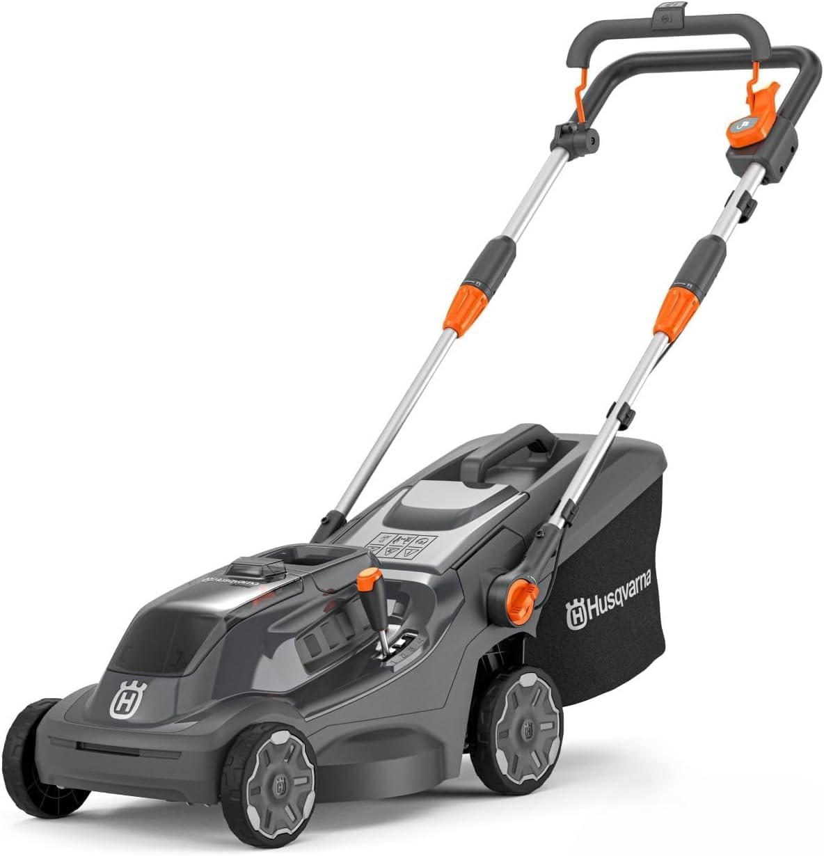 Husqvarna Kosiarka Akumulatorowa Aspire LC34-P4A (bez akumulatora) na 500 | Trawnika, kosiarka elektryczna (kosz 30 l, koszenie 34 cm, składana)