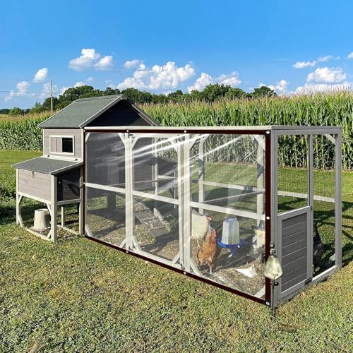 Plane Wasserdicht mit Ösen 2x3 Abdeckplane Transparent Durchsichtige Plastikfolie für Regenschutz & Winter Isolierung, Folie für Gewächshaus Außenbereich Garten Terrasse & Balkon Wetterfest