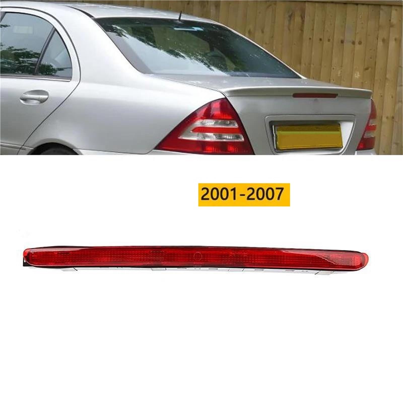 Fanal Trasero Reflector De Luz Trasera Para Automóvil Para Mercedes Para Benz W203 2001-2007 A2038201456 Luz De Freno Adicional/Tercera Freno Trasera Luz antiniebla trasera