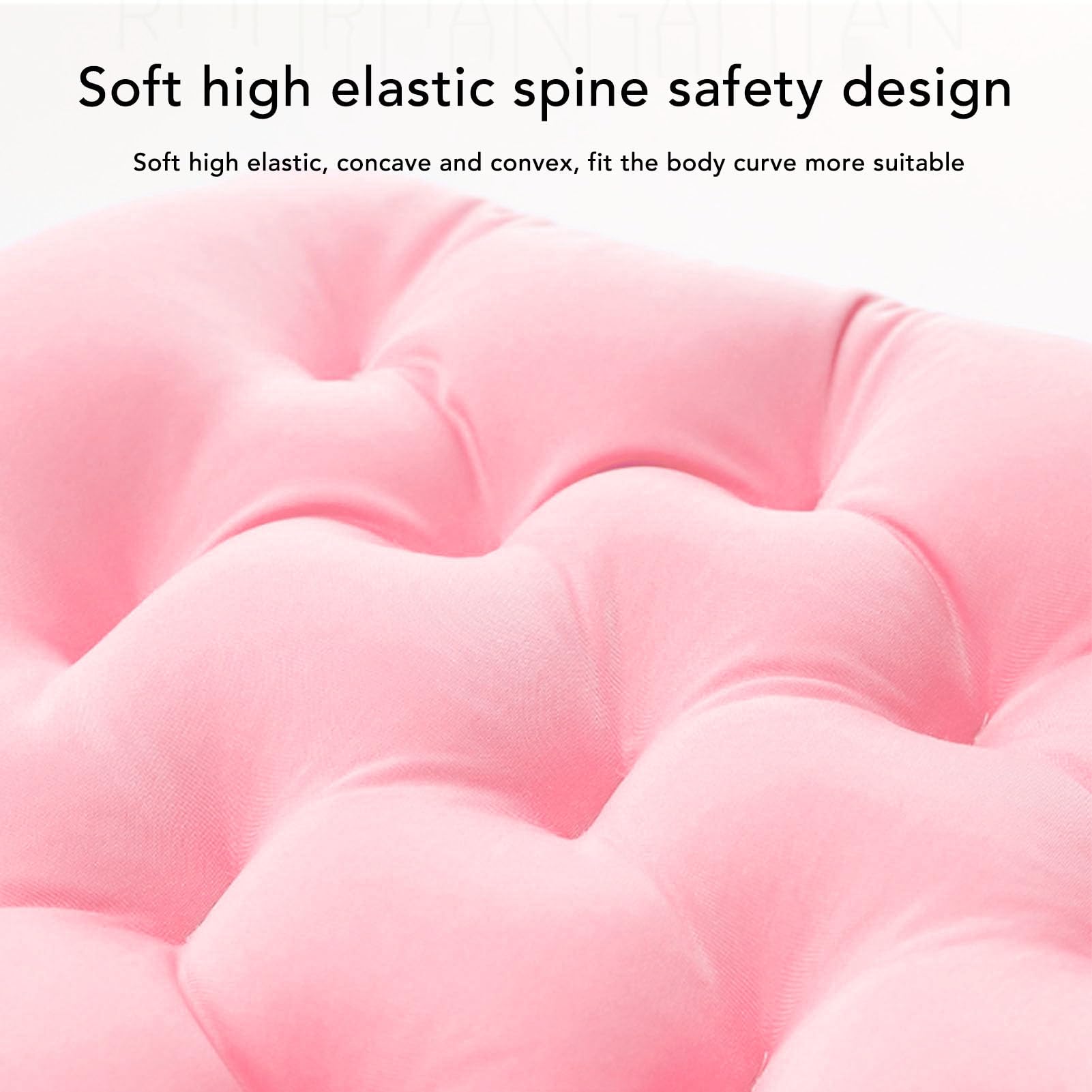 Cuscino Bagno per Tutto il Corpo con Ventose Design Traspirante per il Relax della Vasca Bagno di Lusso Uso Adulto Morbido Memory Foam 39,37"