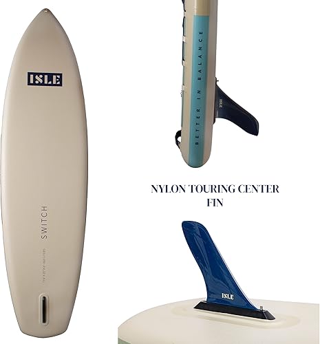 Vista 17 de ISLE Paquete de tabla de kayak y remo 2 en 1 – Tabla de remo de pie y kayak, incluye asiento, remo, bomba, bolsa, 11.6 x 35.5 x 6 pulgadas - máx.