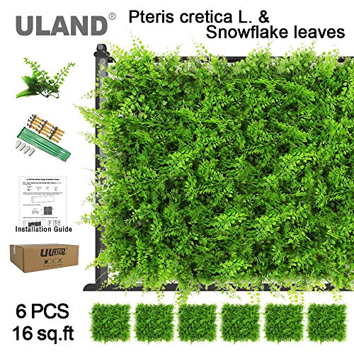 Buy ULAND Artificial Boxwood Hedges Panels, Faux Grass Shrubs Topiary