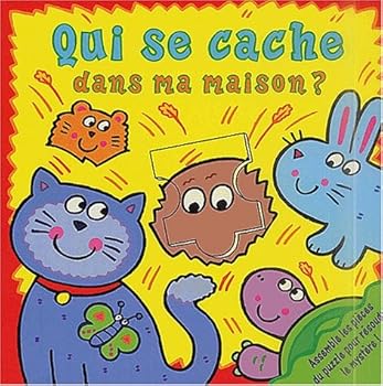 Paperback Qui se cache dans ma maison [French] Book