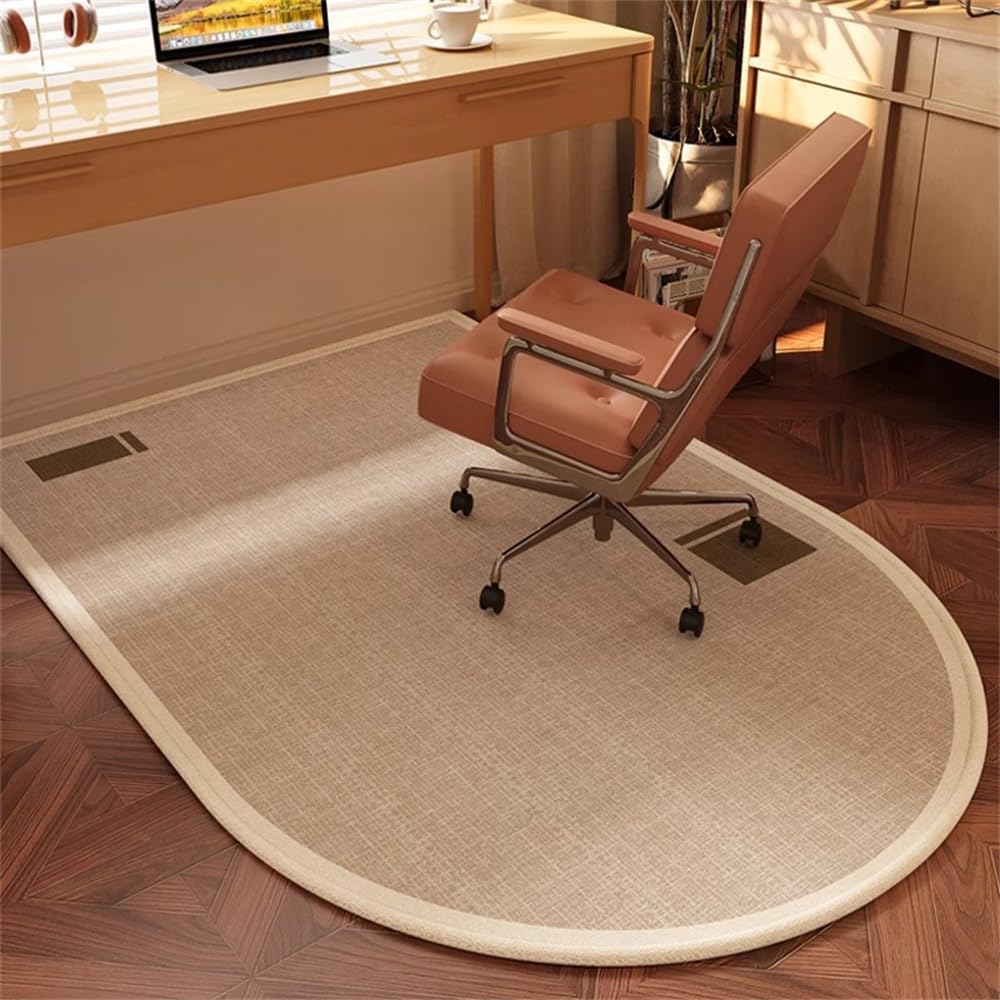 SSDDLZEQ Premium durable range Carpet, Computer And Gaming Chair Mats, Suitable For Wooden Floors(Minimal,80x120cm)