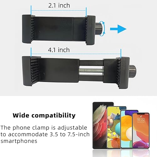 Miniatura 4 de Soporte de teléfono ajustable con cuello de cisne  adecuado para soporte de teléfono para soporte de micrófono, cochecitos de bebé, cintas de