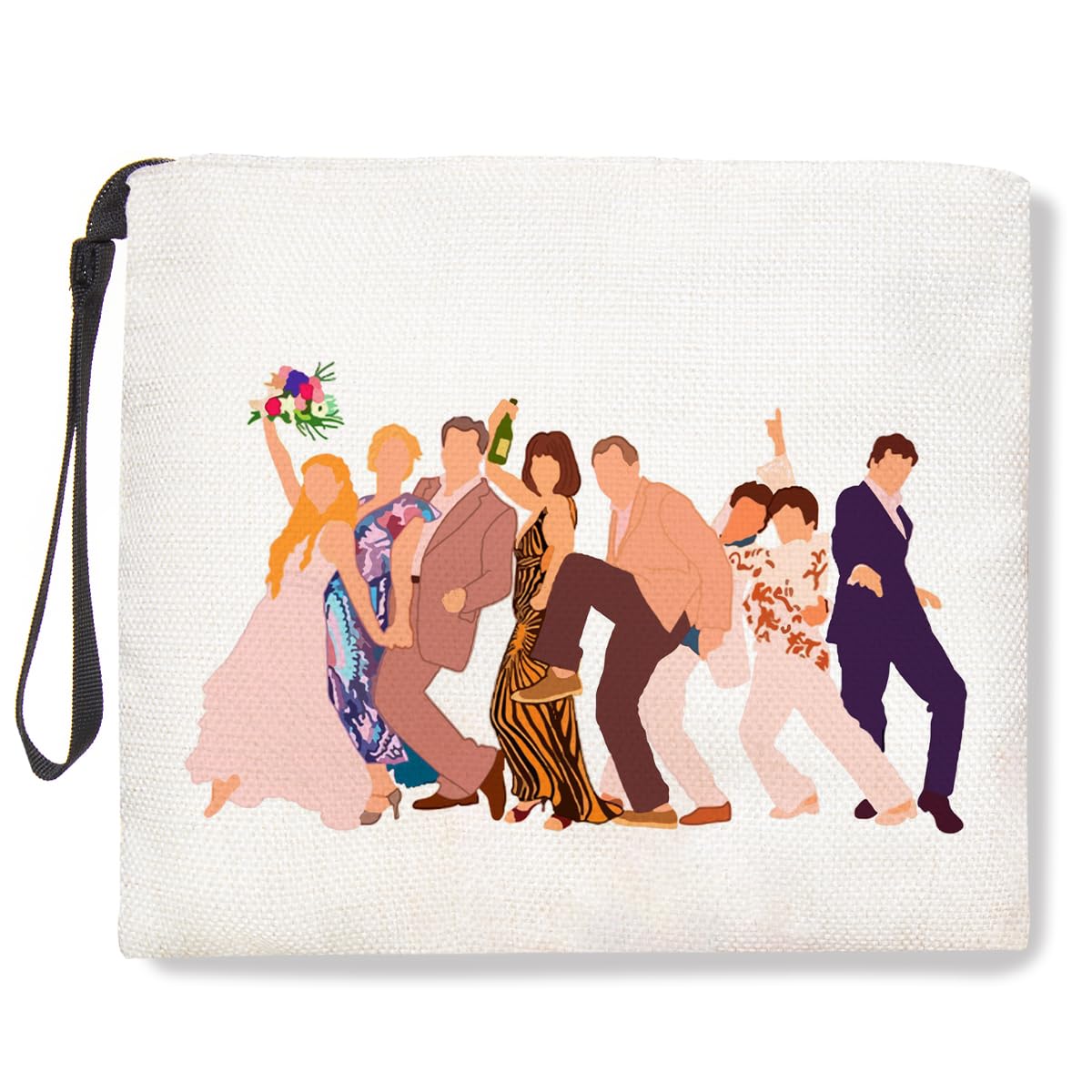 TBTInspired Gift Mamma Musical Comedy Make Up Bag Cosmetic Bag for Women Drama Fans Gifts Music Lover Bag Broadway Musical Gift for Birthday Graduation Christmas