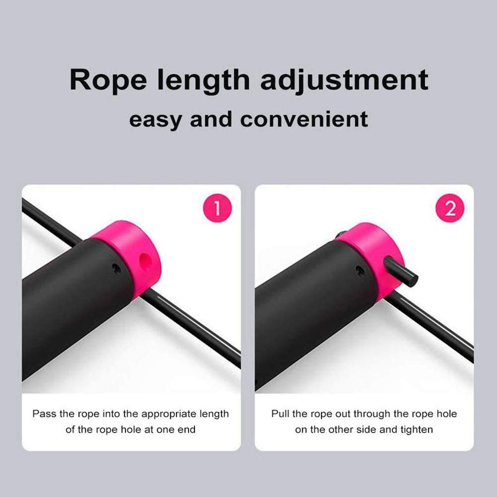 ZSH - Cuerda de saltar electrónica, contador de tiempo, cuerda de fitness, ideal para crossfit, MMA, HIIT, boxeo, entrenamiento de intervalos/doble bajo, A