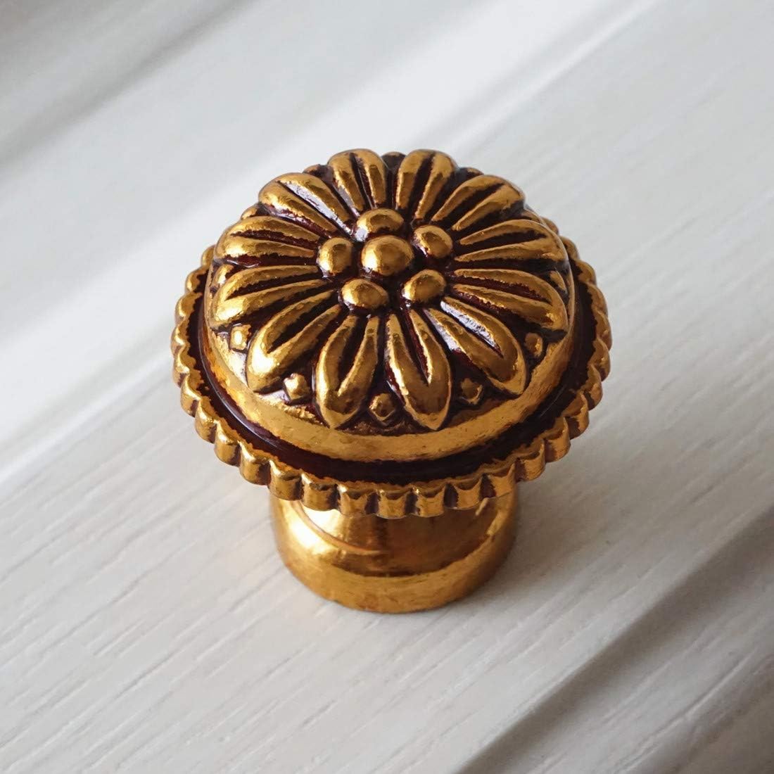 LBFEEL 2.5" 3.78" Antique Brass Drawer Pull Dresser Handle Rustic Drop Pull Shabyy Chic Kitchen Cabinet Knob Hardware 64 96 mm (Knob)
