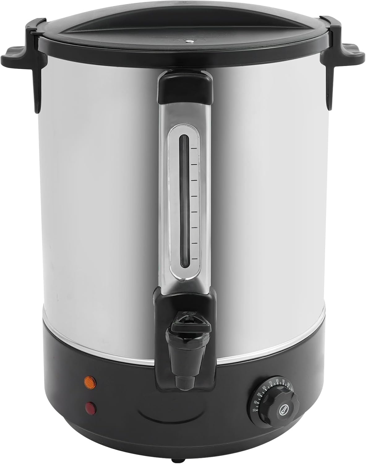 DYNAMI Electric Water Boiler and Warmer,5 Gal 304 Stainless Steel Hot Water Dispenser,Hot Drink Dispenser with Spigot,86-230 ℉ Temperature Control,for CoffeeTea Milk Water (Black)