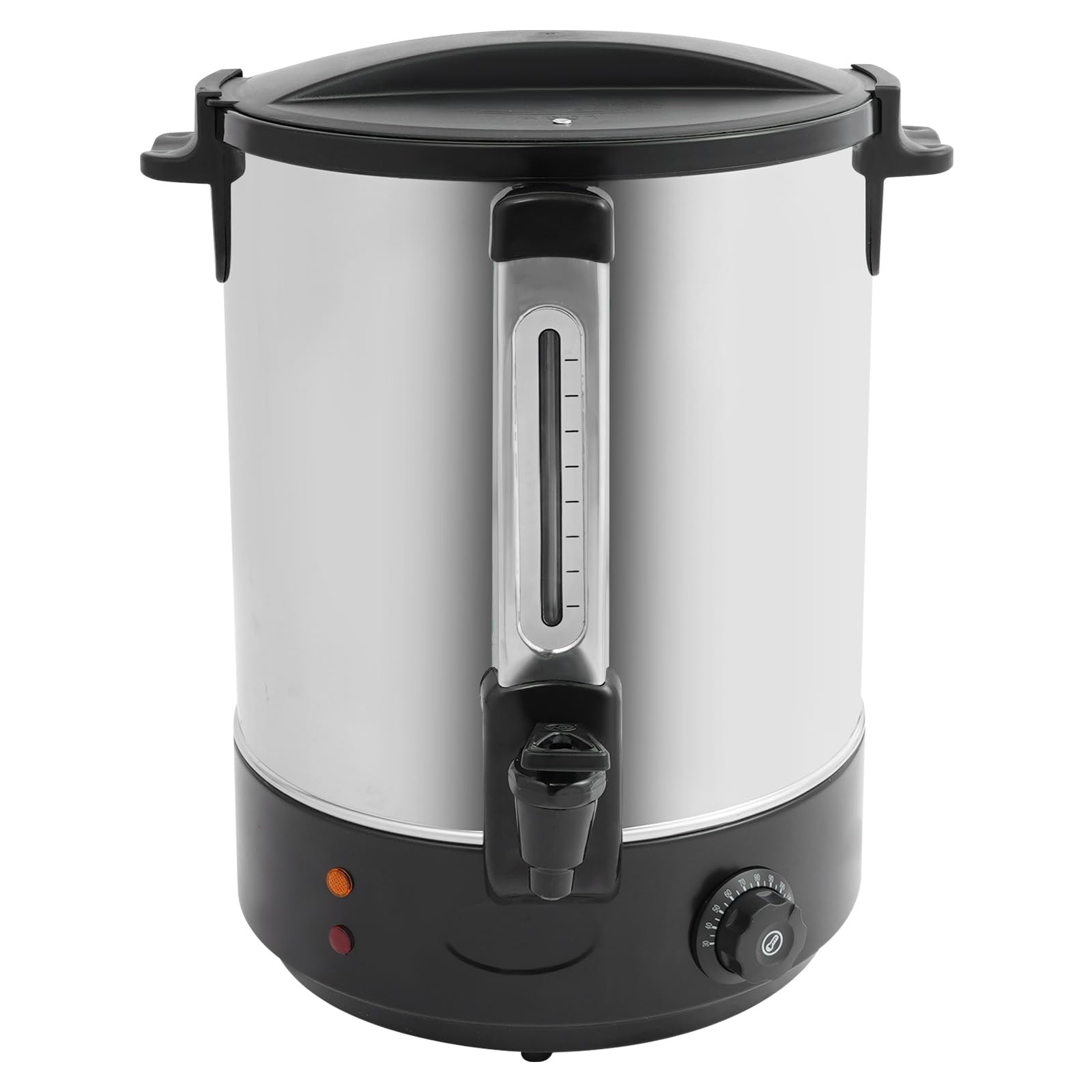 DYNAMI Electric Water Boiler and Warmer,5 Gal 304 Stainless Steel Hot Water Dispenser,Hot Drink Dispenser with Spigot,86-230 ? Temperature Control,for CoffeeTea Milk Water (Black)