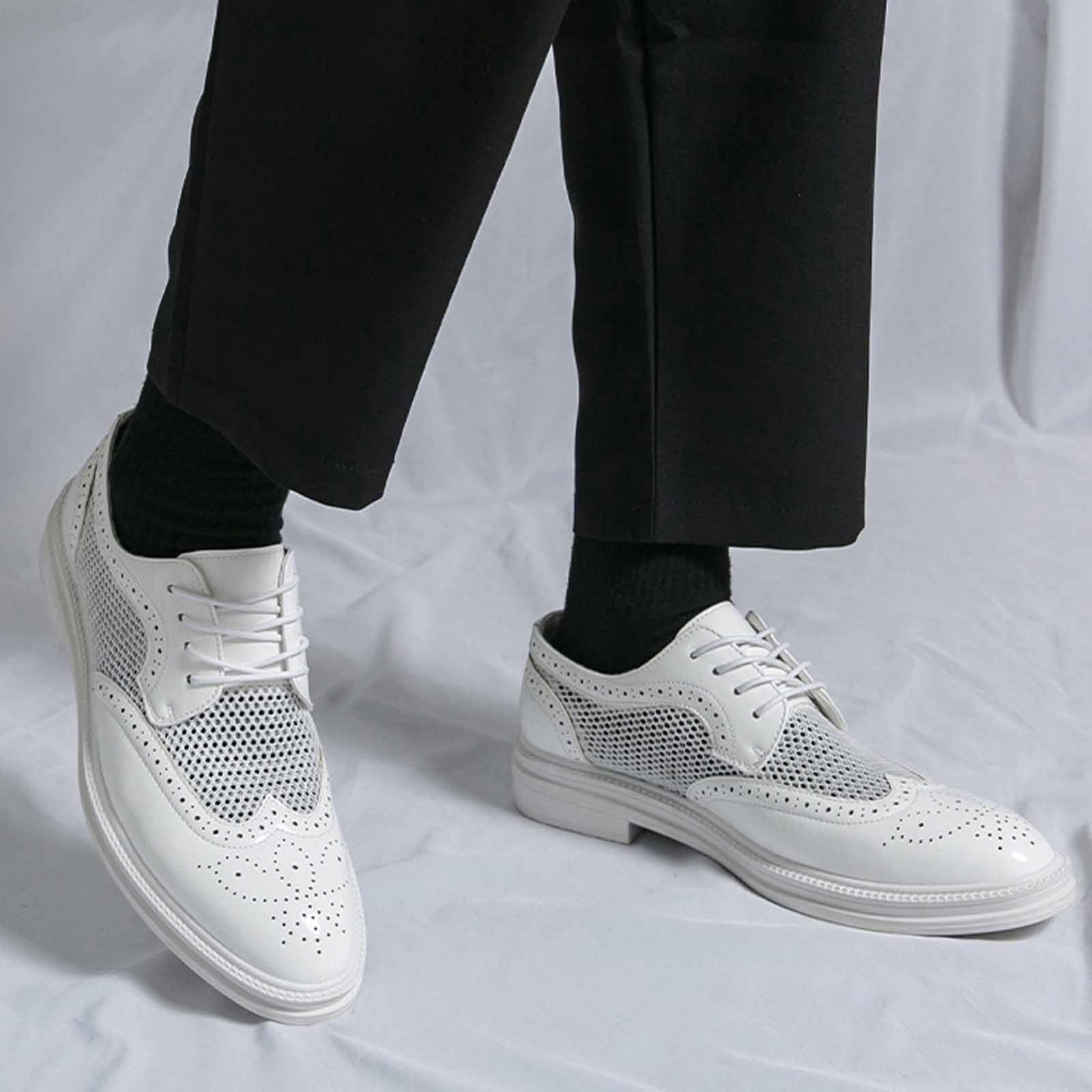 Scarpe tradizionali da uomo in pelle scamosciata, per Oktoberfest | Modello in stile tradizionale, adatto come scarpa da ballo e da abito, disponibile in molte misure, anche per piedi più