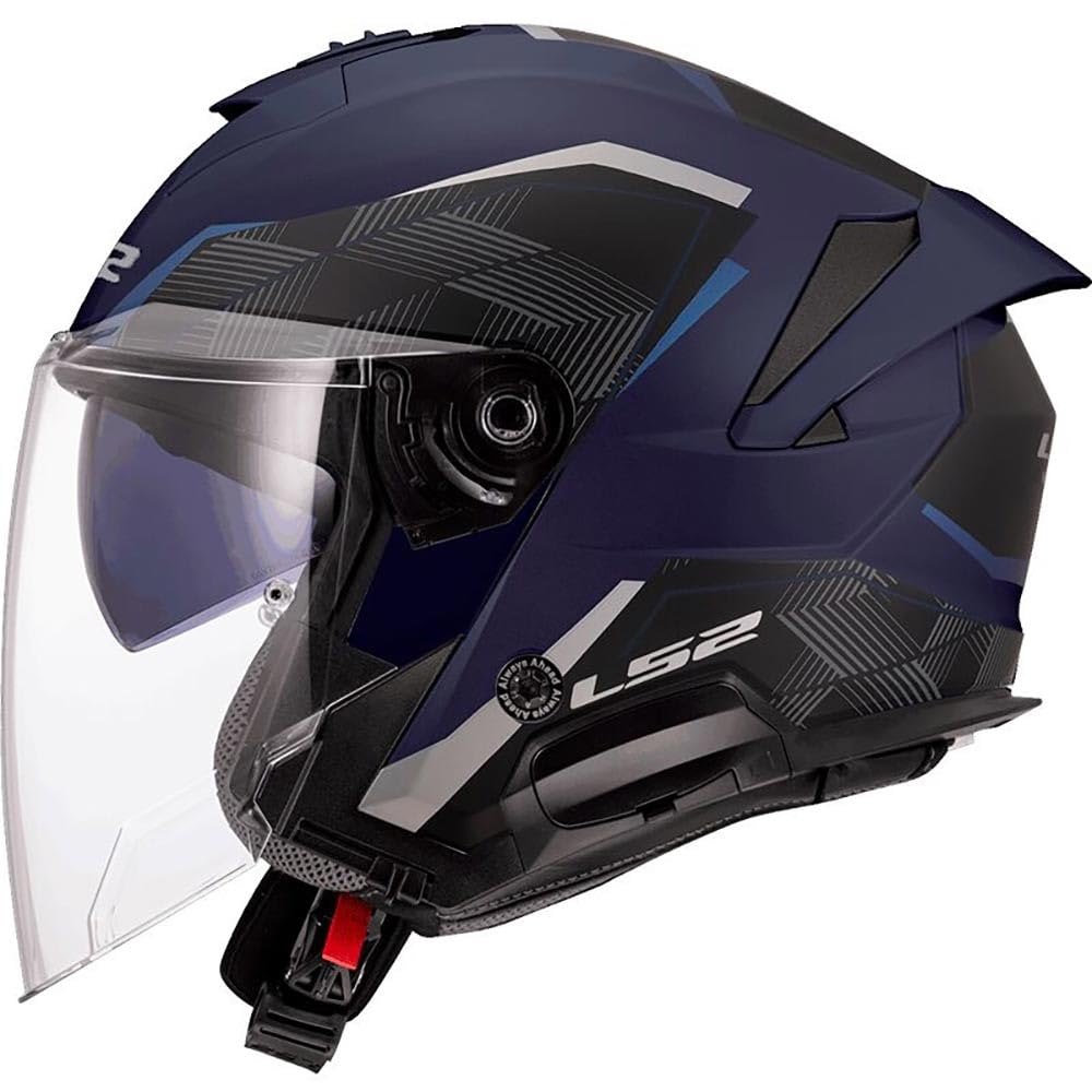 LS2, Casco Moto Jet VERSO II AIR Navy Blue, XS