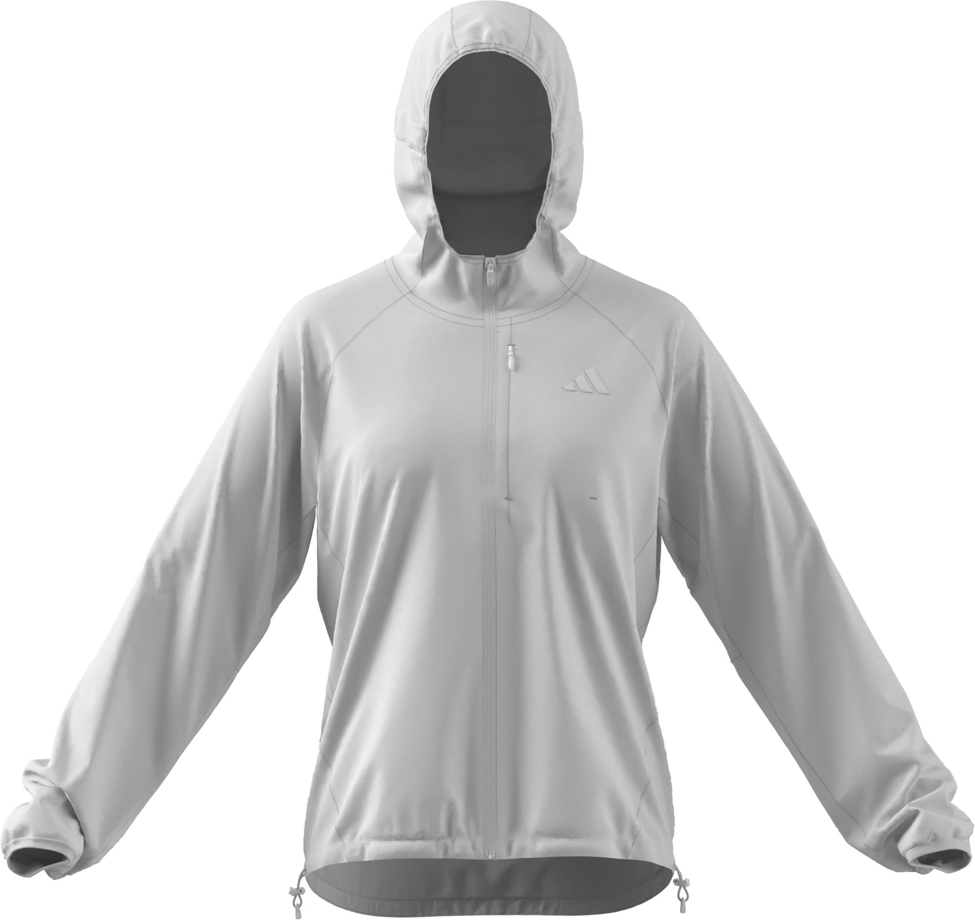adidas Women's adi365 Running Essentials Jacket, white, M