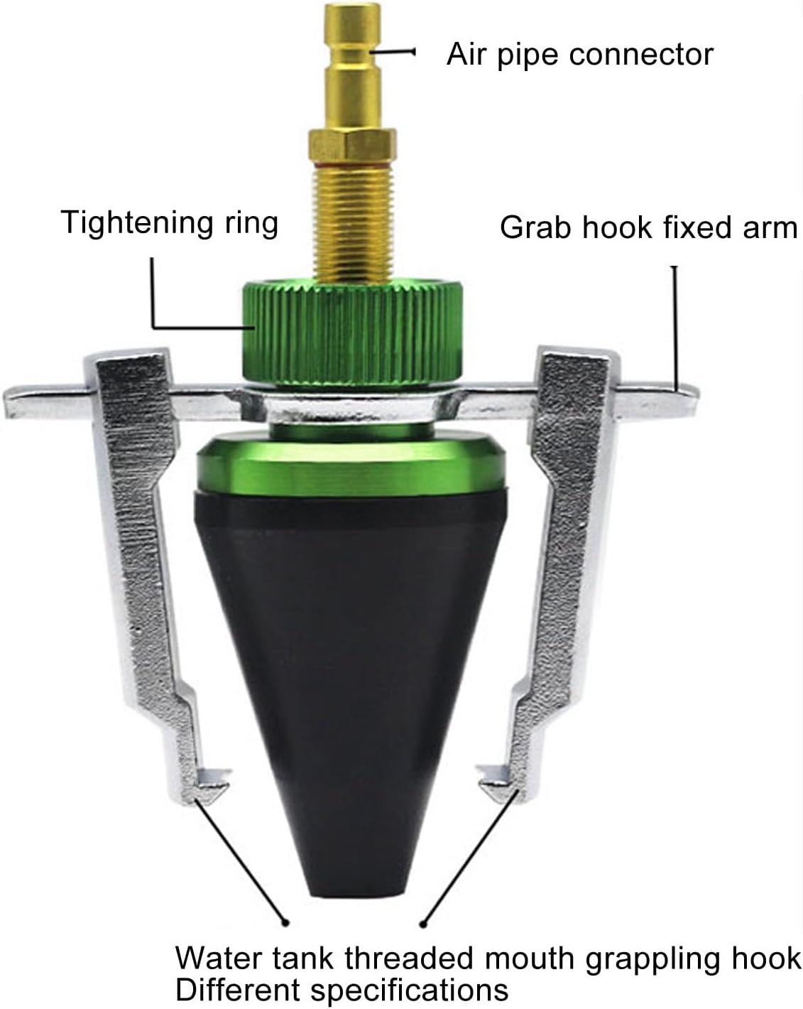 Universal Coolant System Vacuum Refill Kit with Antifreeze Changer, Leak Tester, for Most Vehicles, Efficient and Convenient Toolbox with 15 Piece Set