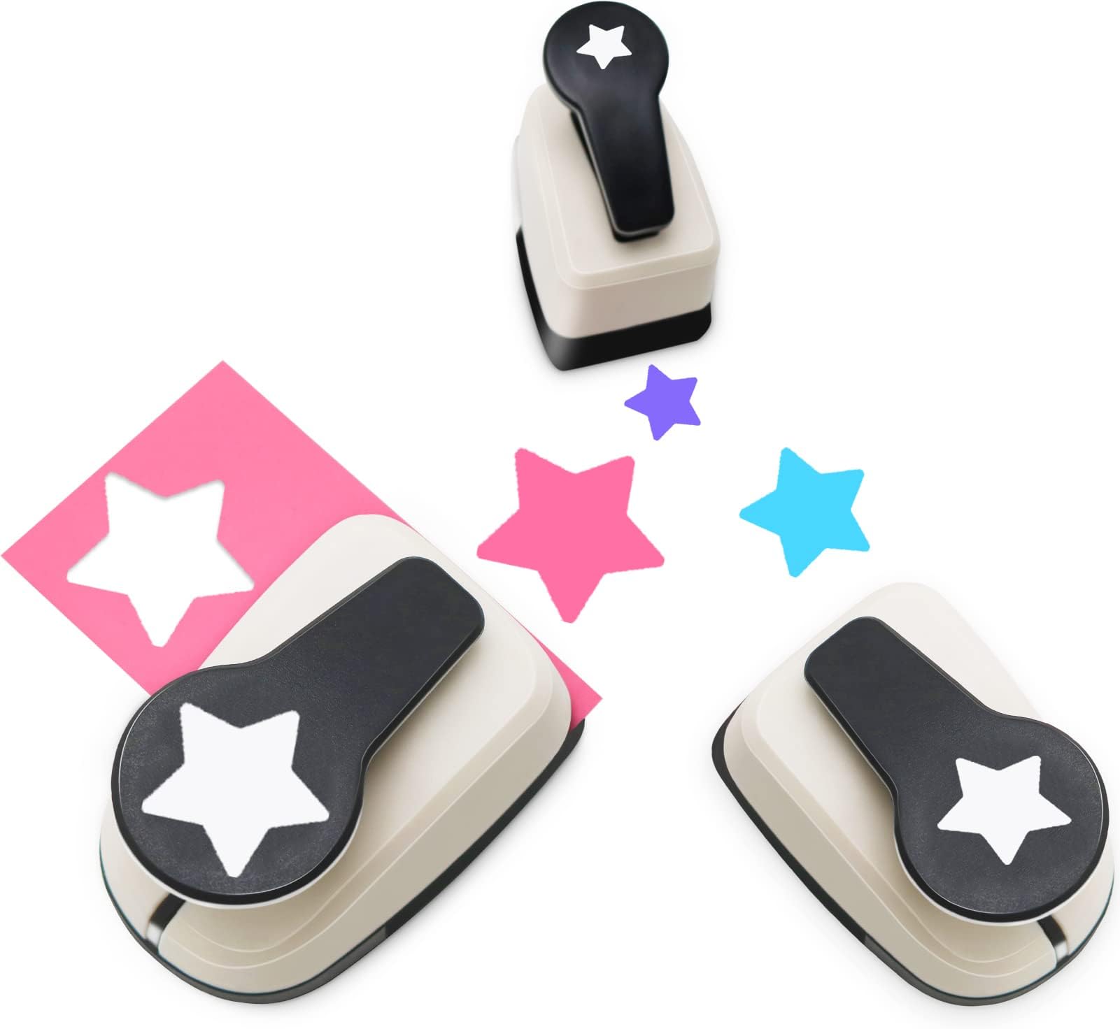 Star Hole Punch, Star Paper Punch, Kraft Punch, Star Hole Punch, Kraft Punch Star, Star Punch, Star Punch, Craft Punch Round, Star Hole Punch for Paper Crafts, 1" Punch Star, 5/8" Punch Star, 3/8