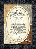 Vintage Bands of Gold, Poem celebrating a couples 50th anniversary, 7x9 77979CH