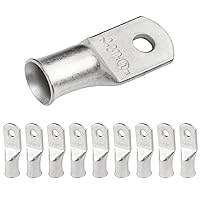 Vista 124 de SELTERM 25 piezas de lengüetas de cable de batería de cobre estañado de grado marino de 2/0 AWG de 3/8 pulgadas, terminales de anillo de calibre 00