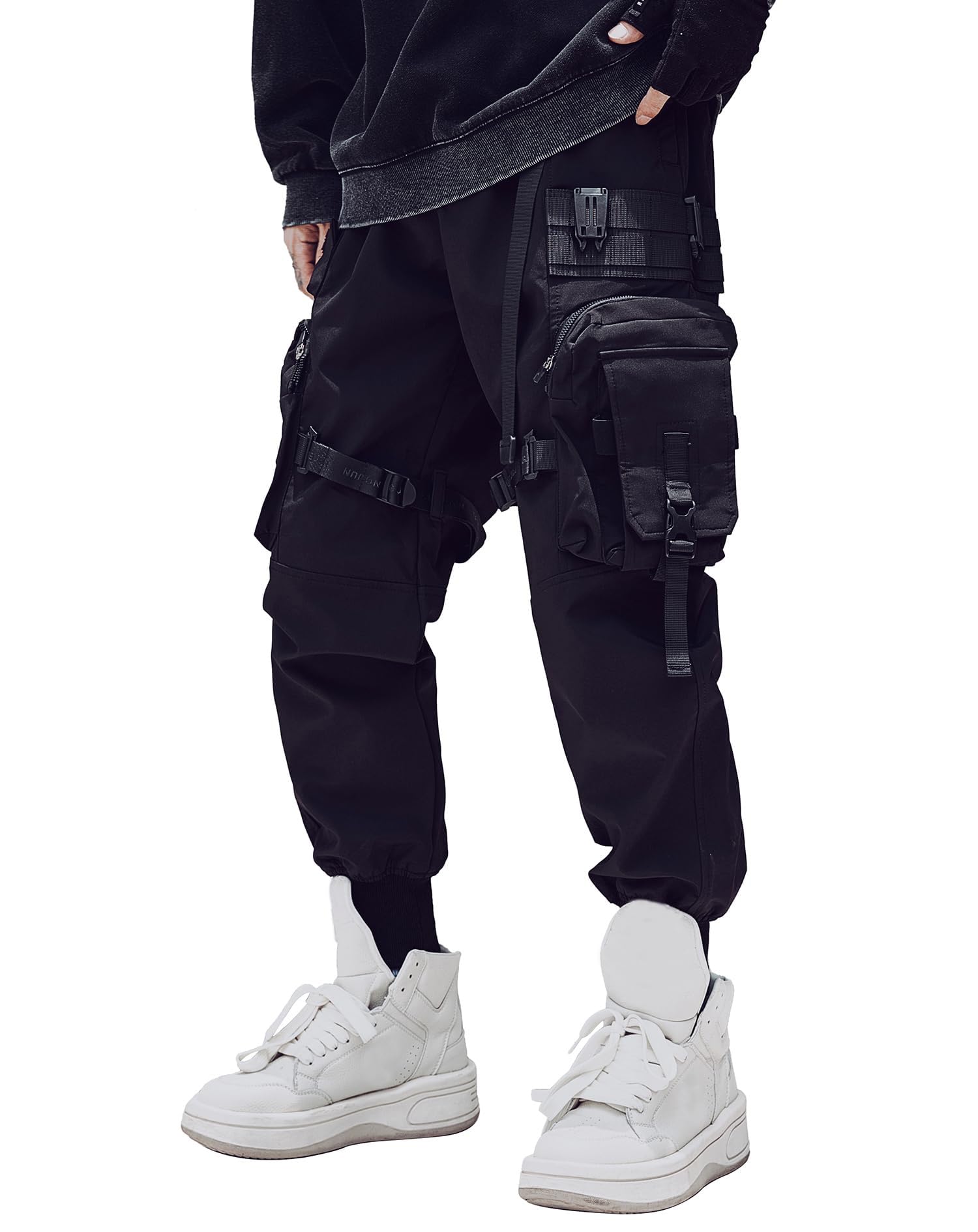 Niepce Inc Streetwear Cyberpunk Techwear Cargohose für Herren