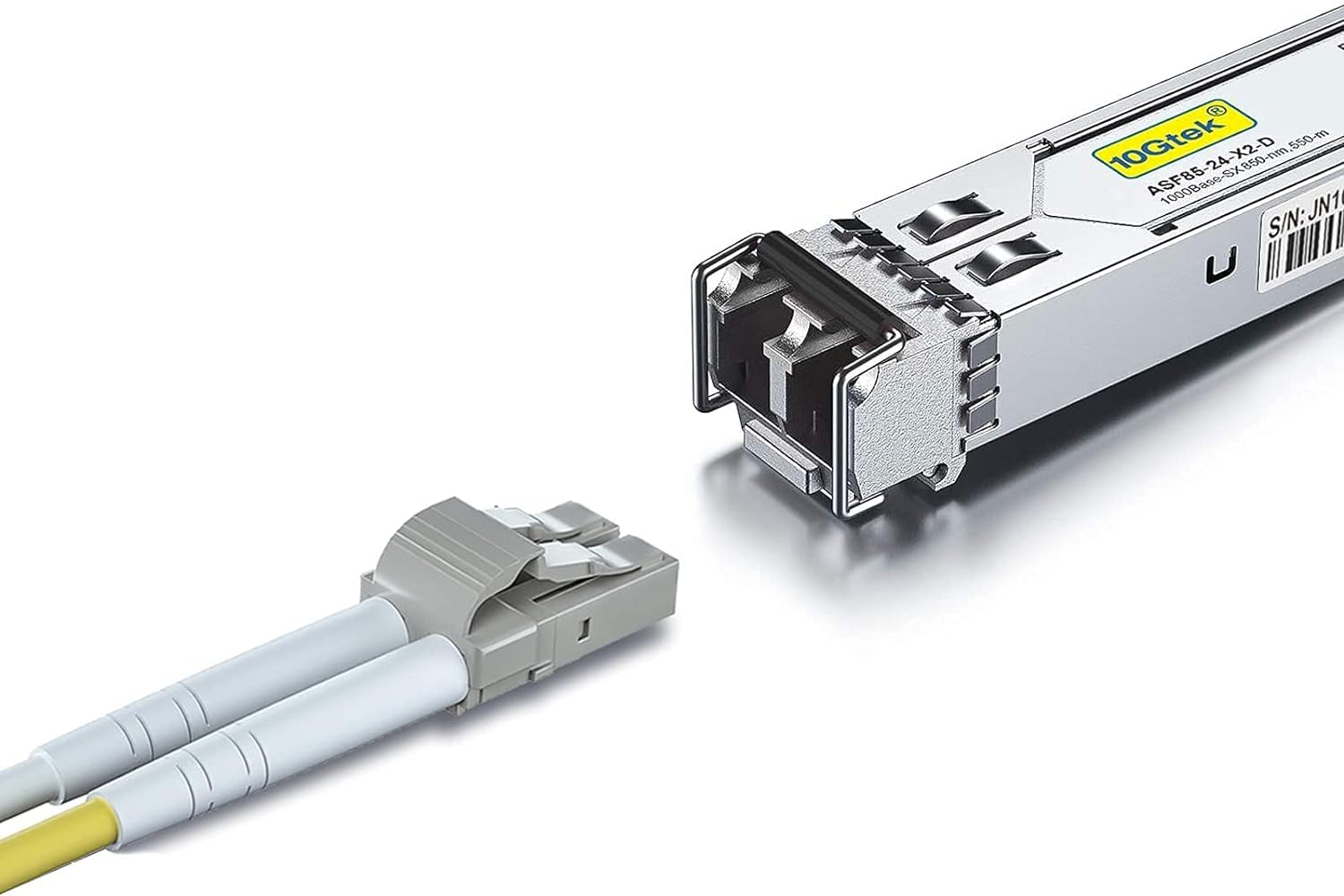1.25G SFP 1000Base-SX Compatible with HPE JD118B/JD493A/JD118A/JC876 & 1-Pack of 1-Meter OM3 LC to LC Fiber Patch Cable