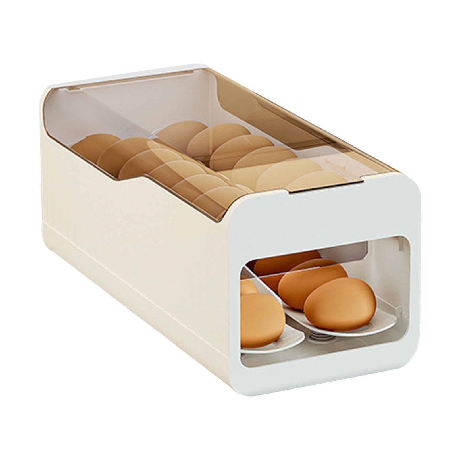 Bocguy Portauova Frigorifero Uova, Porta Uova da Frigo, Contenitori per Uova a C