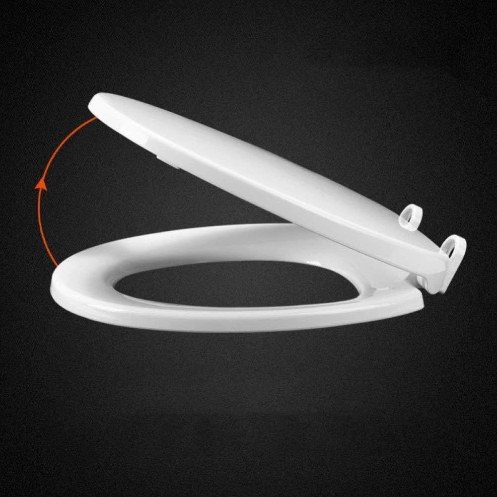 Toilet Lid Resin Seat Cover with Soft Close and Quick Release