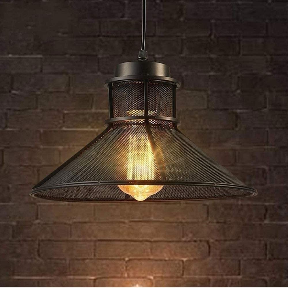 Luz del techo retro industrial y lámpara colgante vintage para decoración rústica de salones