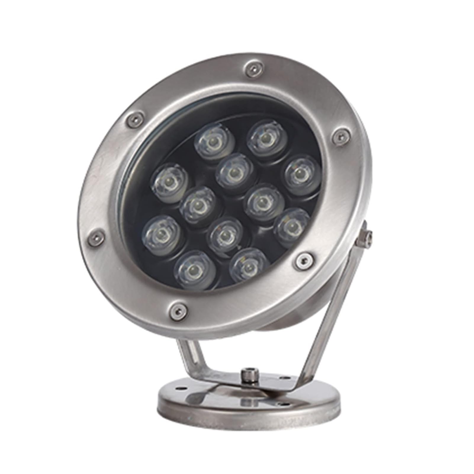 Faretto Subacqueo A LED per Stagno IP68 in Acciaio Inossidabile Impermeabile Illuminazione per Fontana a Bassa Tensione 12V per Fontane