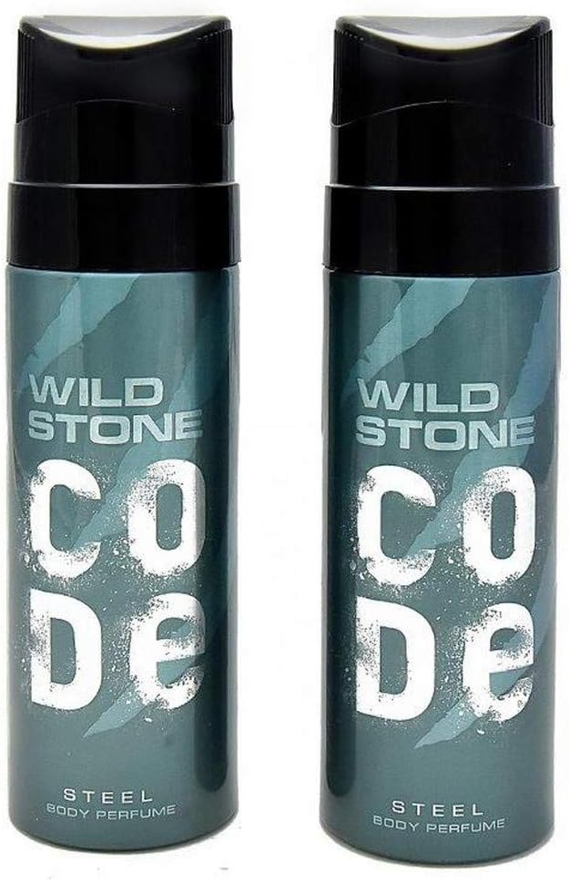 Wild Stone Code Steel Perfume, 120ml (Pack of 2)