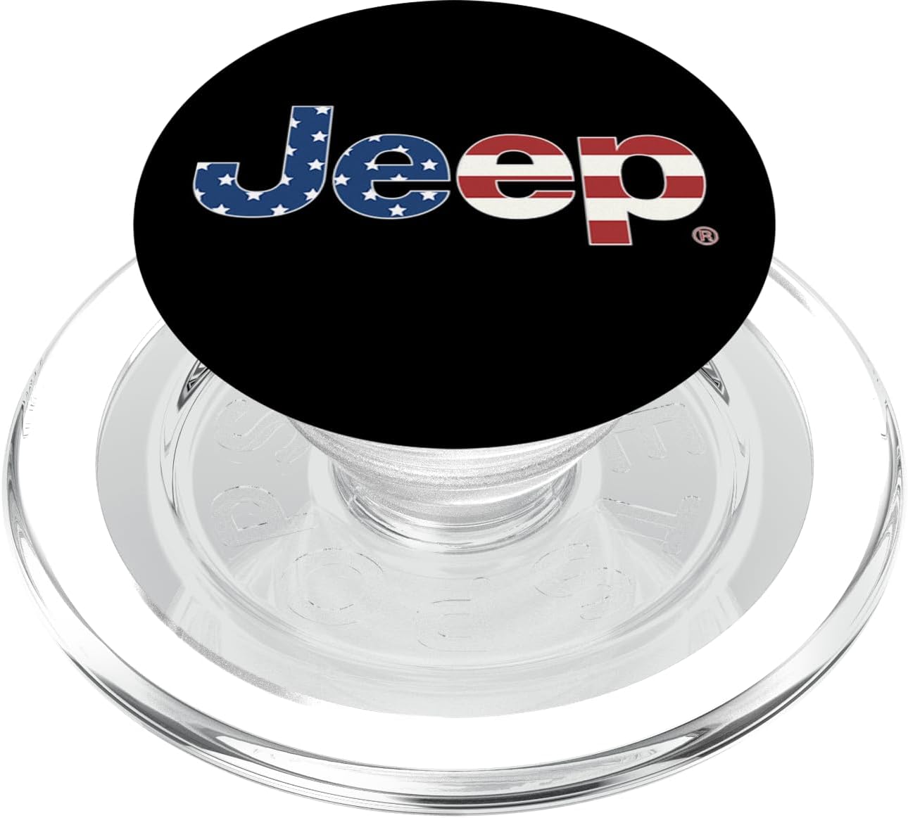 Jeep Flag Wordmark Logo Officially Licensed PopSockets PopGrip for MagSafe