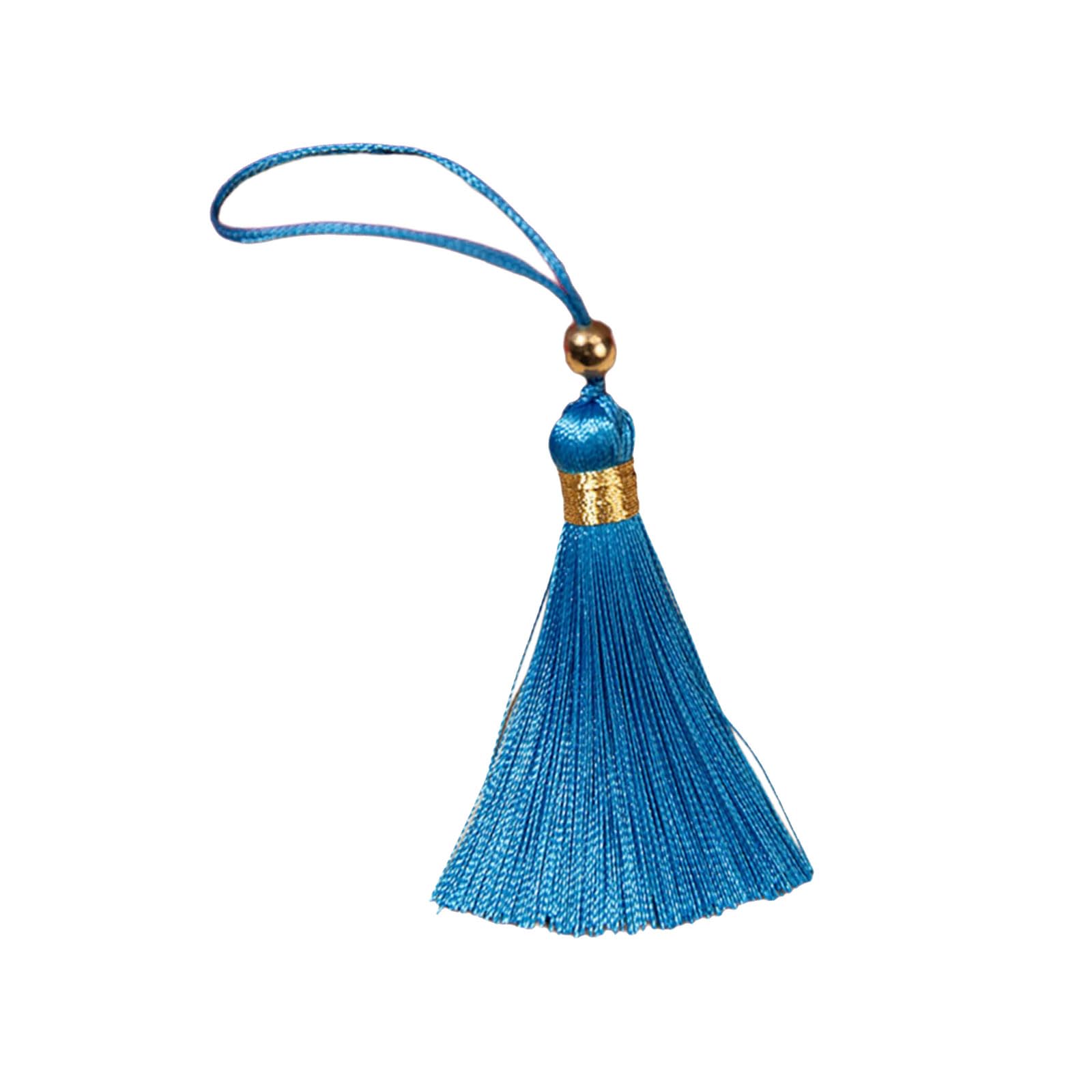 NEWFT Practical Sturdy Polyester Materials Tassels Pendant in Vibranting Color Accesosry for Jewelry and Home Decoration