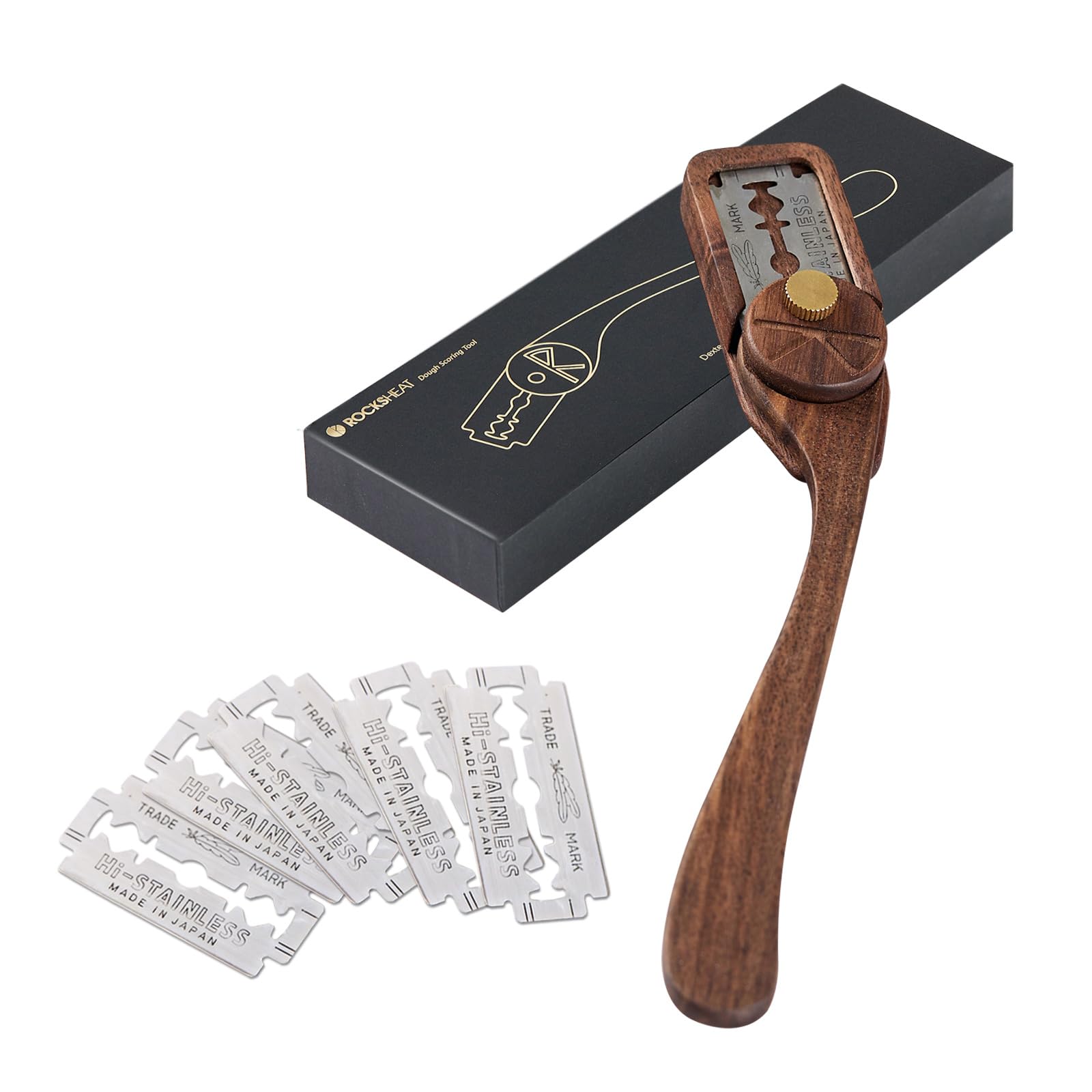 Amazon.com: ROCKSHEAT Bread Lame Dough Scoring Tool with Blade