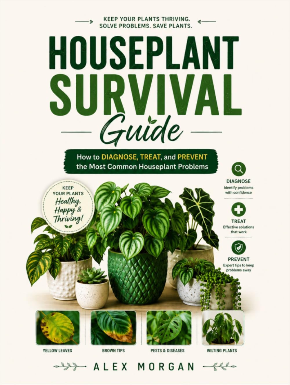 House Plant Survival Guide: How to Diagnose, Treat, and Prevent the Most Common Houseplant Problems