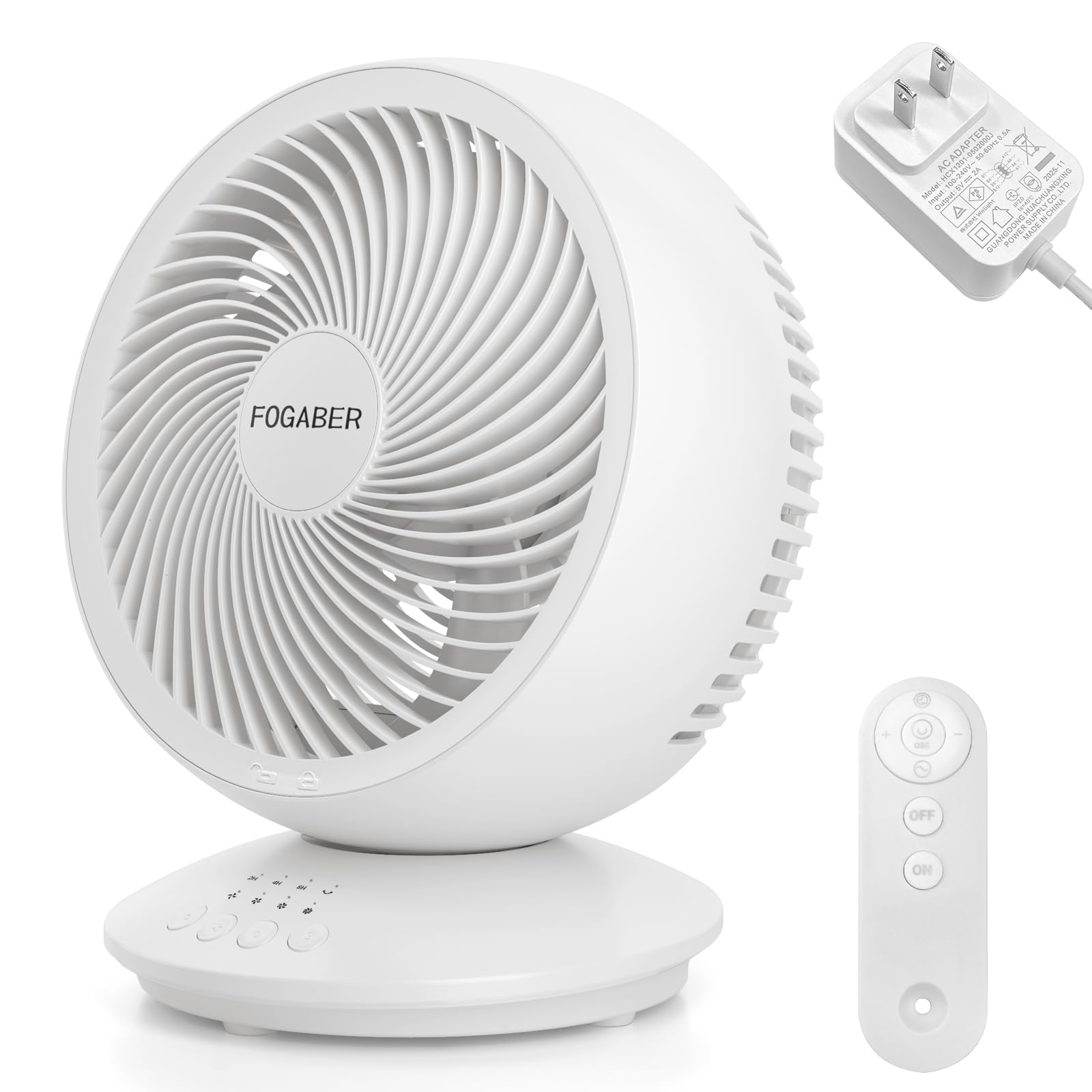 Amazon | FOGABER サーキュレーター 扇風機 dcモーター 左右首