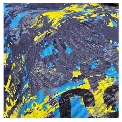 Tissu jeans jacquard couture DIY en coton-polyester 145x700 cm