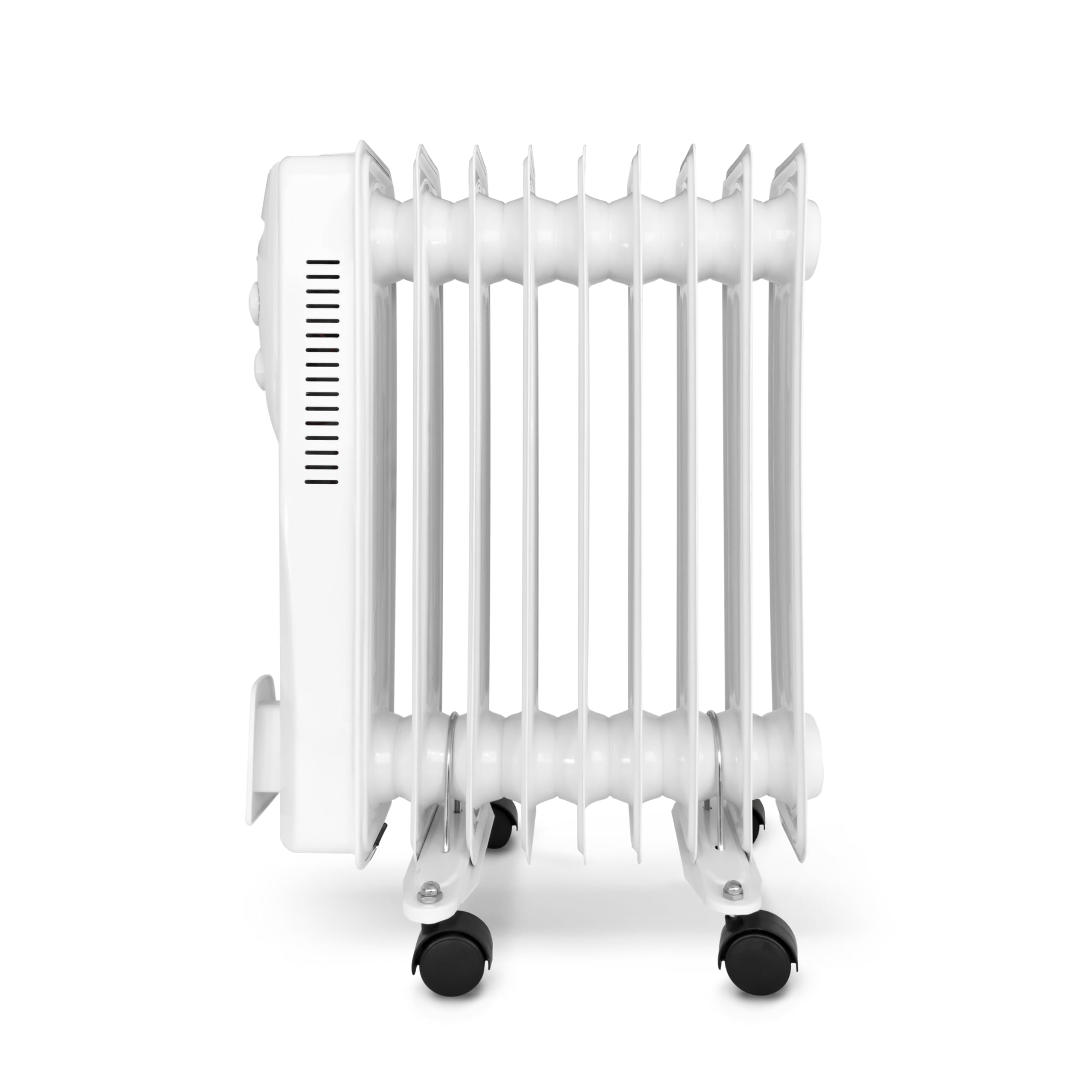 UNIVERSALBLUE | Radiador Aceite Blanco 1500W | Calefactor Eléctrico de Aceite Bajo Consumo | 9 Elementos Calefactores | Silencioso | Sistema de Seguridad | Termostato Ajustable