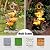 Glitzhome 28.5" H Farmhouse Outdoor Garden Water Fountain with LED Lights and Pump, Rustic Sunflowers Rooster Birdhouse Patio Waterfall Fountain, Floor Standing Cascading Fountain for Porch Backyard