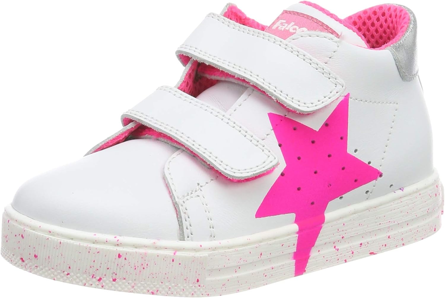 Falcotto Venus VL, Scarpe da Ginnastica Bambina, Bianco (Bianco/Fuxia  Fluo/Argento 1n26), 21 EU : Amazon.it: Scarpe e borse