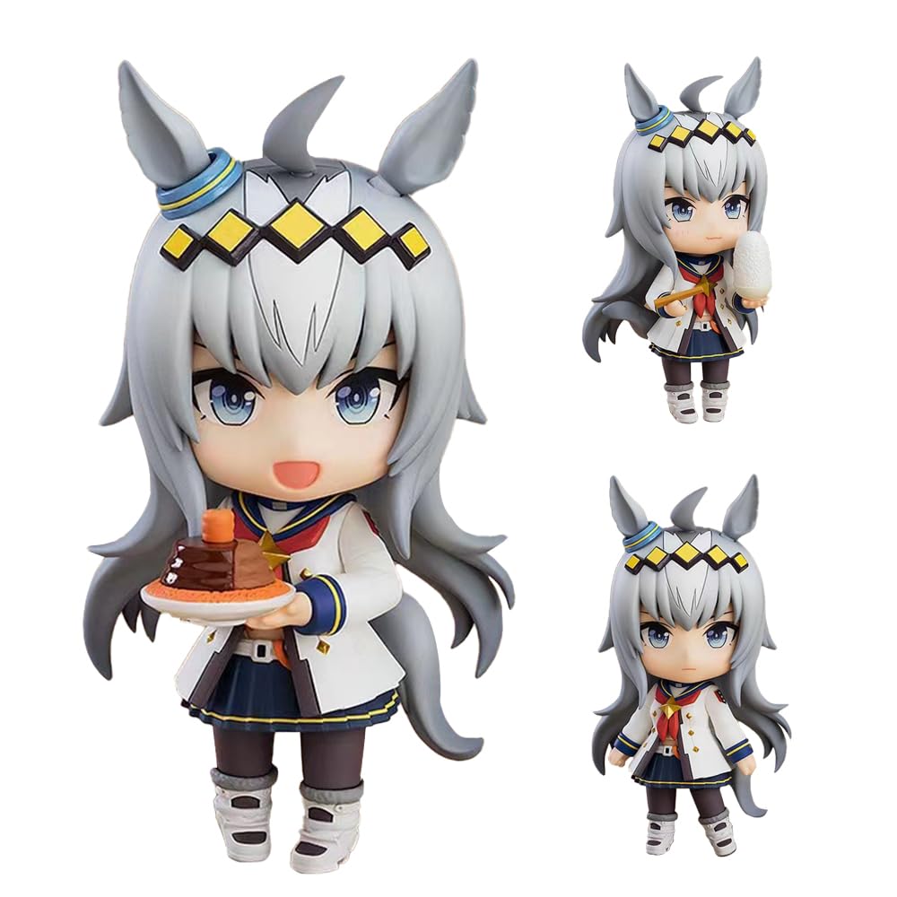 Xinchangda Pretty Derby Movable Figure Oguri Cap Figure Statue 10cm Interchangeable Parts Anime Action Figure Model Desktop Ornaments Collectibles Gift