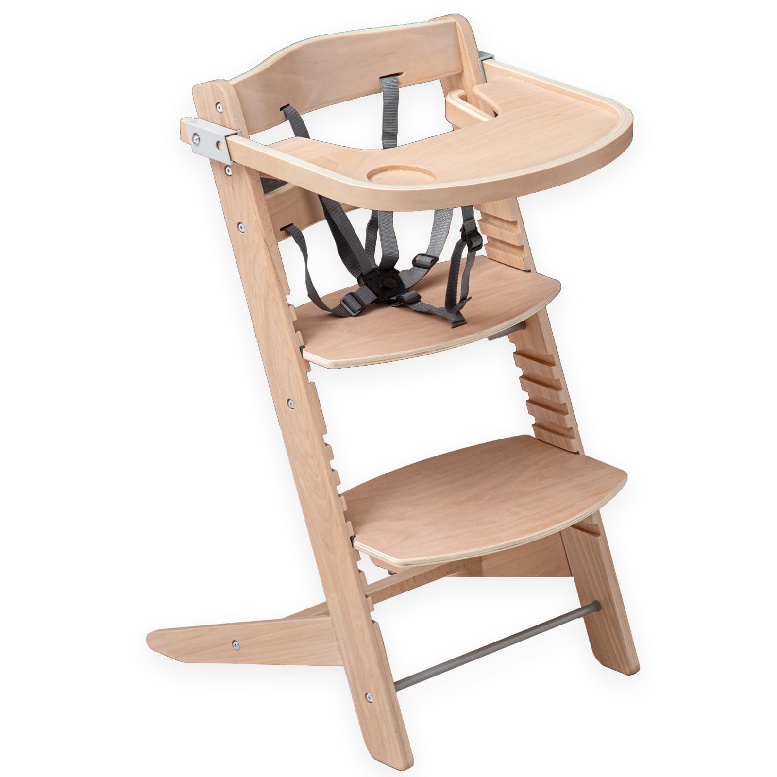 Amazon.co.jp: タンスのゲン ベビーチェア テーブル付き ハイチェア  