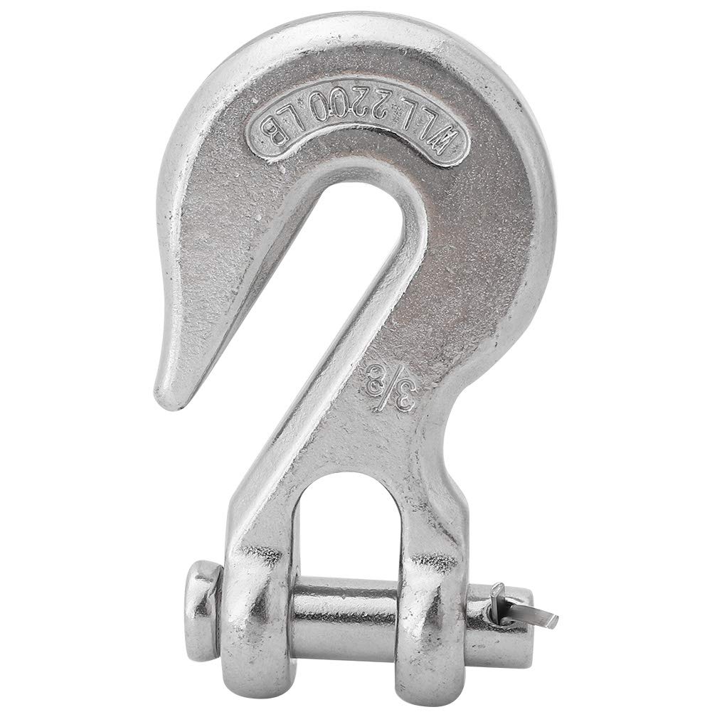 Ganci a scatto in acciaio inossidabile pesante forti per il sollevamento di kayak in barca (3/8 ")