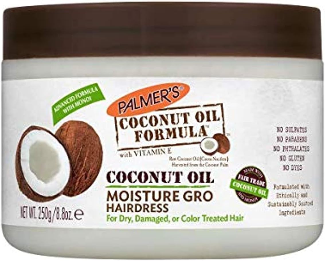 coconut oil formula moisture gro shining hairdress 250g