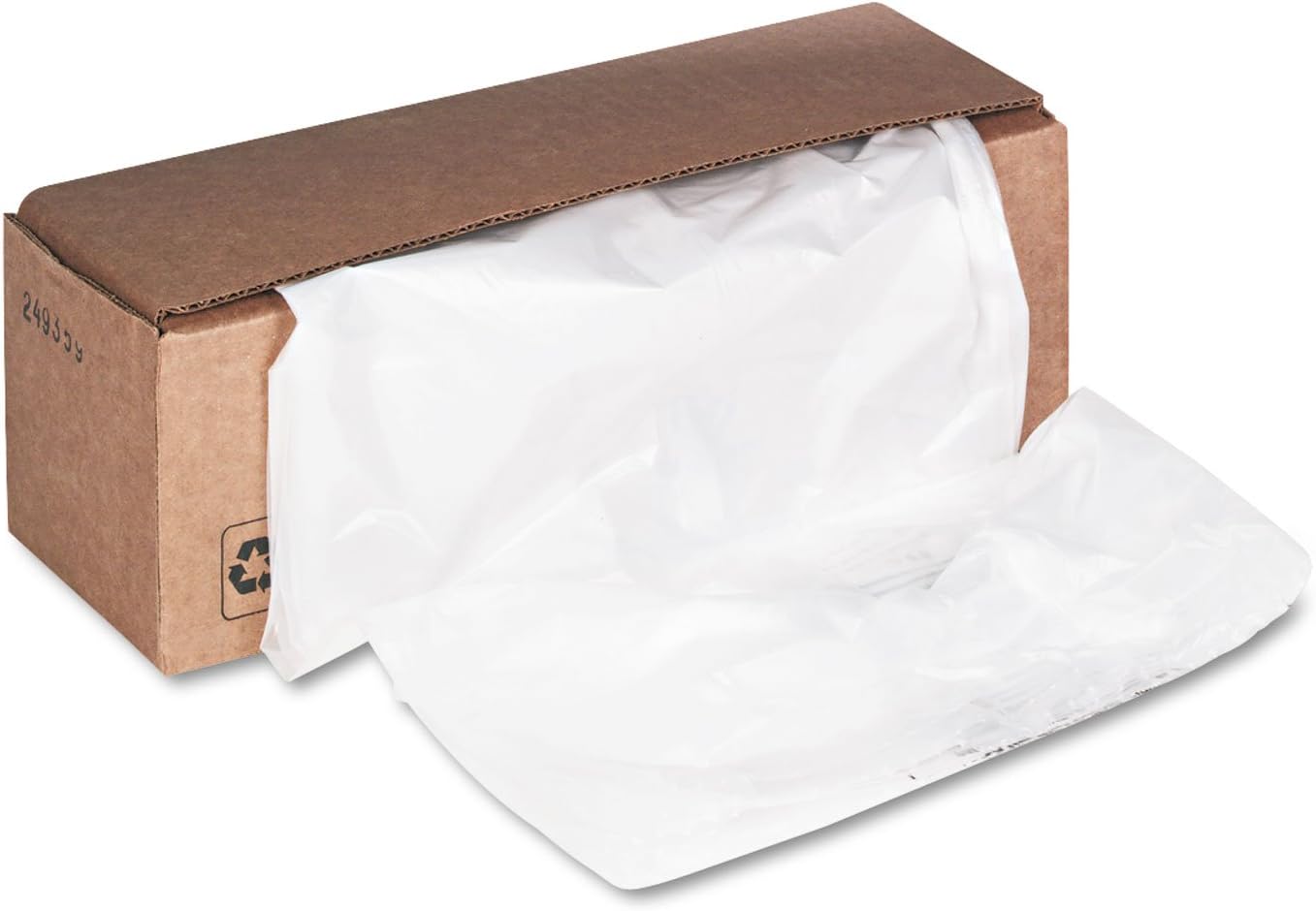 Shredder Bags Office Storage Container, Clear (3605801),Brown
