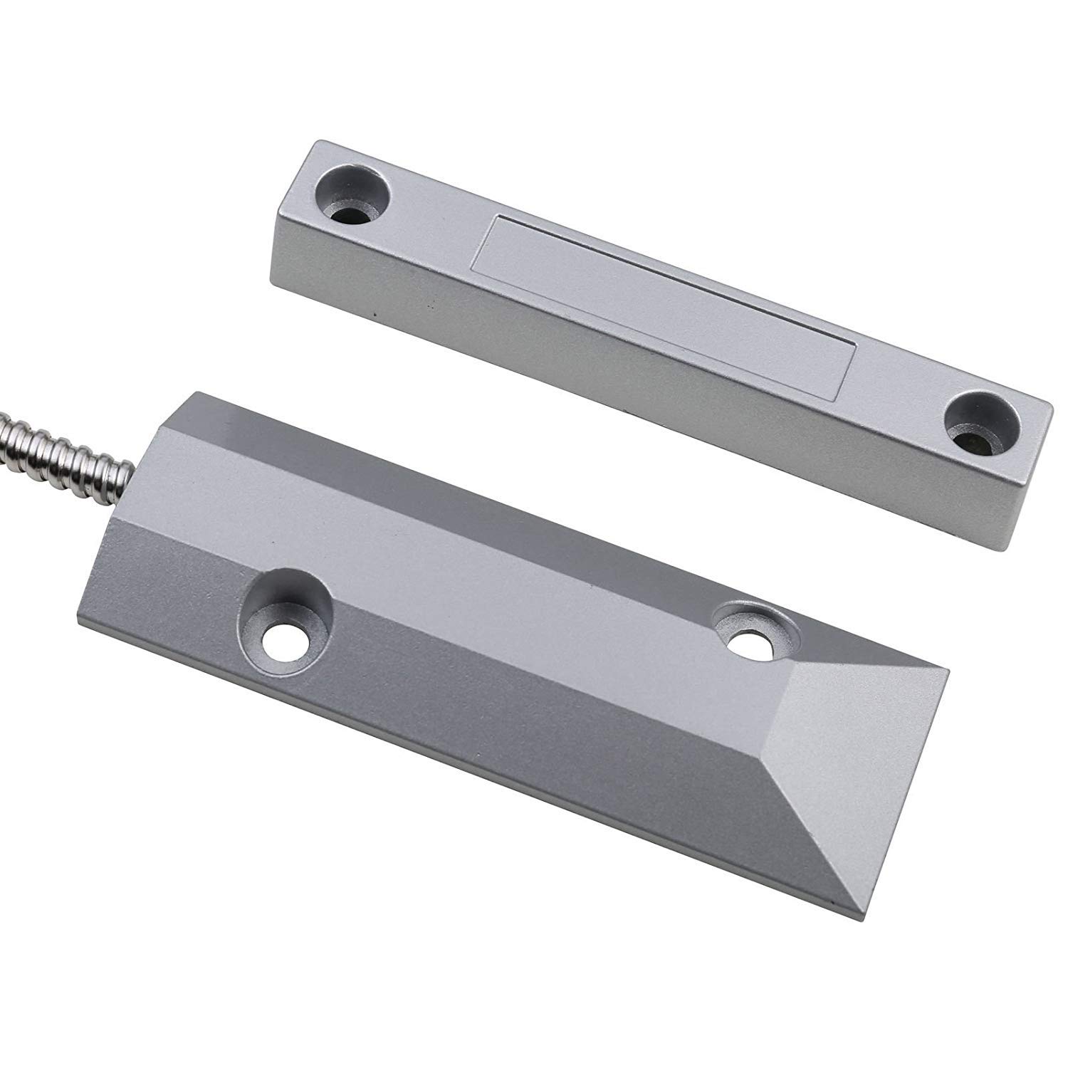 UHPPOTE Magnetischer Rollladen-Schalter aus Zinklegierung, NC-Typ, Türsensor, Kontaktschalter-Detektor (Packung mit 3)