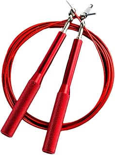 Toddmomy Skipits for Kids Adult Jump Ropes for Fitness Children Weight Loss Jump Rope Endurance Training Jump Rope Weight Jump Rope Metal Steel Jumping Rope Red Adult Skipping Rope