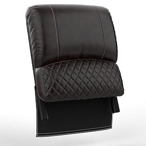 Loveseat Recliner Sofa Backrest PU Leather Brown